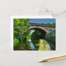 Huddersfield Broad Canal und Whitacre Mill Viaduct