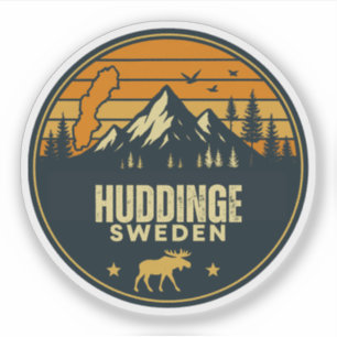 Huddinge, Schweden Schweden Aufkleber