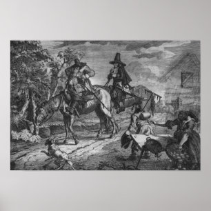 Hudibras Sallies weiter, Platte II Poster