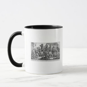 Hudibras trifft das Skimmington an Tasse
