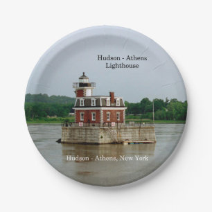 Hudson Athens Leuchtturm-Papierteller Pappteller