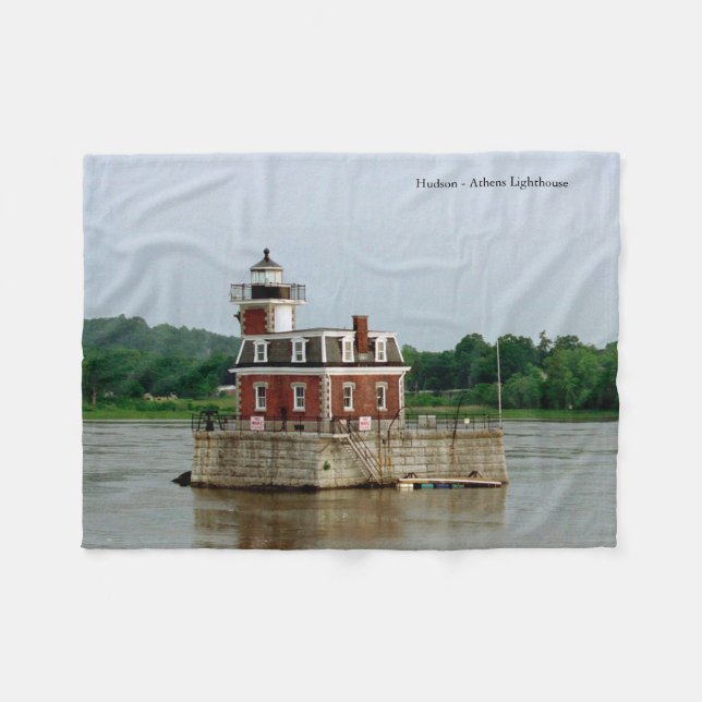 Hudson Athens Lighthouse Fleece Decke (Vorderseite (Horizontal))