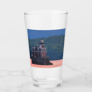 Hudson Athens Lighthouse - Hudson City Light, NY Glas