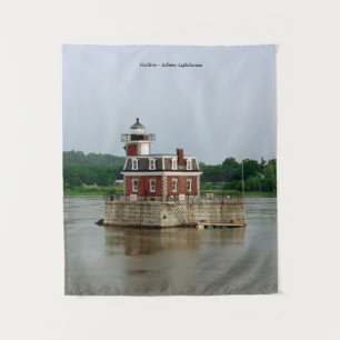 Hudson Athens Lighthouse Wandteppiche