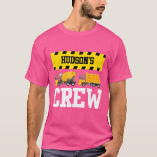 Hudson Baukolonne Benutzerdefinierter Kipper LKW T-Shirt
