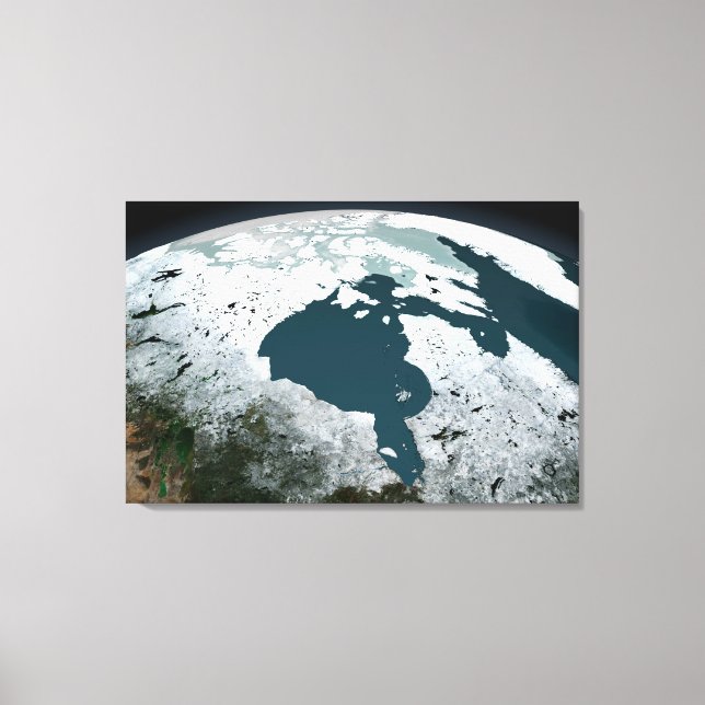 Hudson Bay Sea Ice am 14. November 2005. Leinwanddruck (Vorderseite)