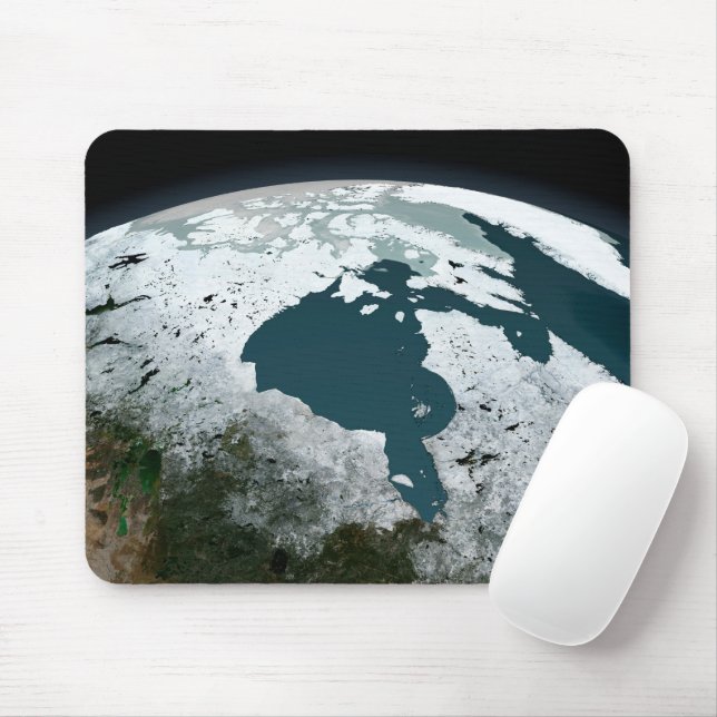 Hudson Bay Sea Ice am 14. November 2005. Mousepad (Mit Mouse)