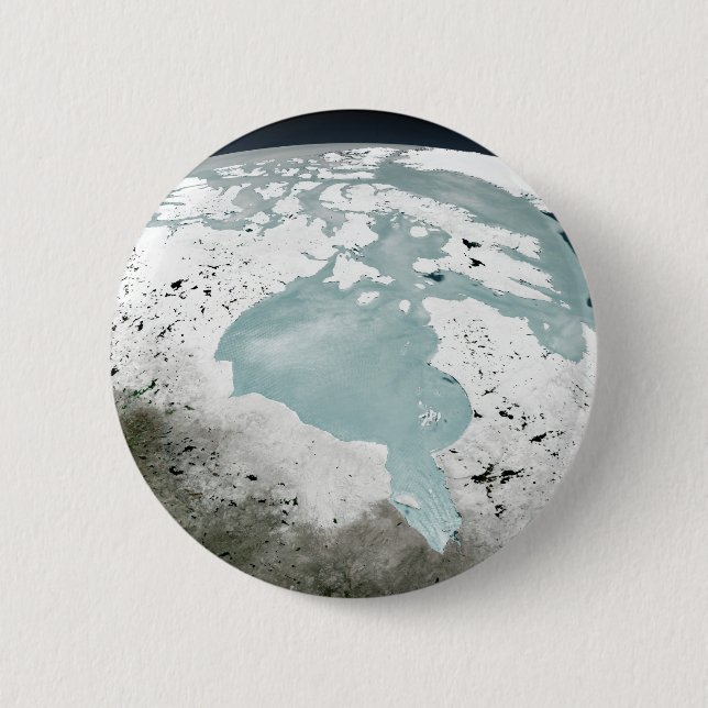 Hudson Bay Sea Ice am 29. April 2006. Button (Vorderseite)