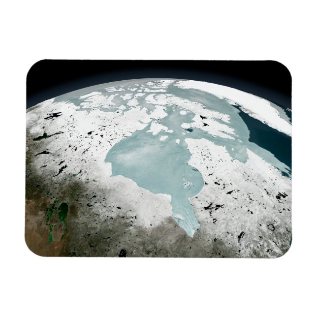 Hudson Bay Sea Ice am 29. April 2006. Magnet (Horizontal)