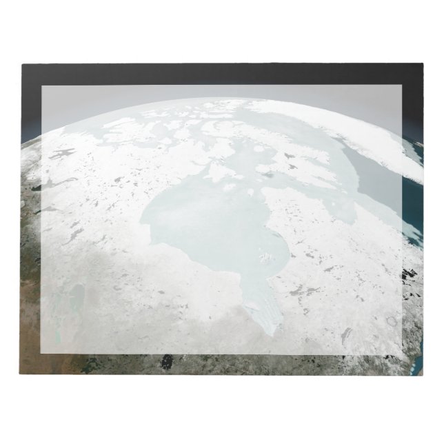 Hudson Bay Sea Ice am 29. April 2006. Notizblock (Vorderseite)