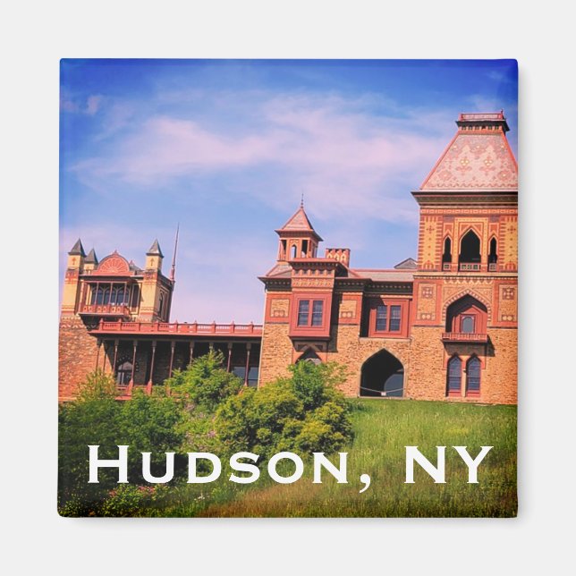 Hudson, NY - Frederic Church Anwesen Magnet (Vorne)