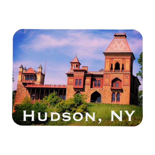 Hudson, NY - Frederic Church Anwesen Magnet (Horizontal)
