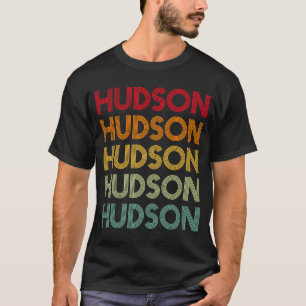 Hudson Retro Name Spaß Nickname T-Shirt