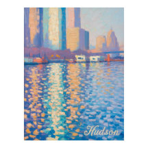Hudson River Impasto Impressionismus