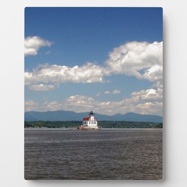 Hudson River Lighthouse Fotoplatte (Vorderseite)
