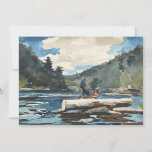 Hudson River, Logging   Winslow Homer