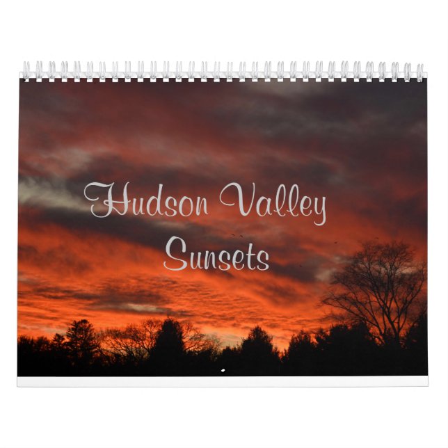 Hudson Valley Sunsets Kalender (Titelbild)