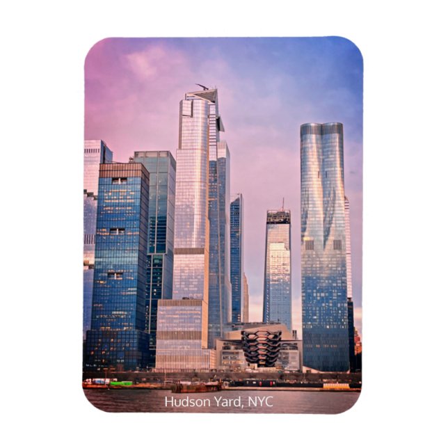 Hudson Yard Manhattan New York City Magnet (Vertikal)