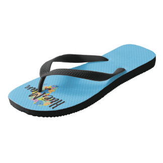 Hue-Man Flip Flops