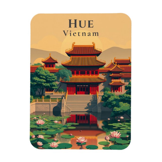 Hue Vietnam Imperial City Magnet (Vertikal)