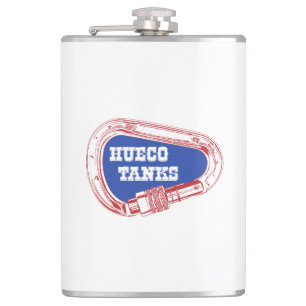 Hueco Tanks Carabiner Flachmann