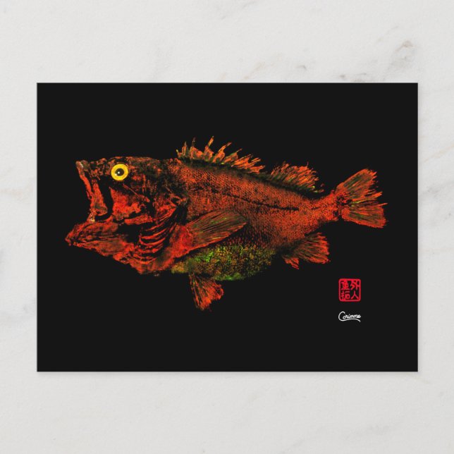 Huelloweye Rockfish - Carte postale (Devant)