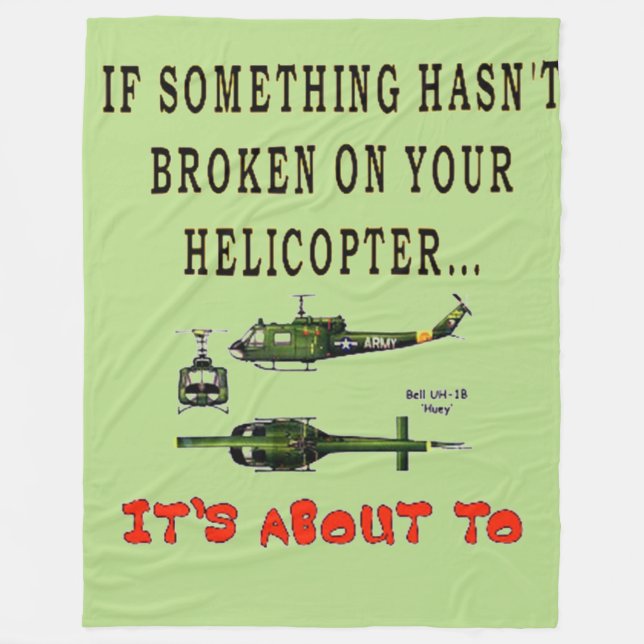 HUEY FLEECEDECKE (Vorderseite)