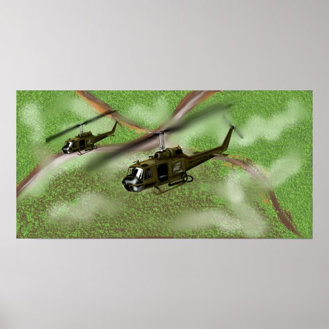 Huey Gunships 1967 Poster (Vorne)