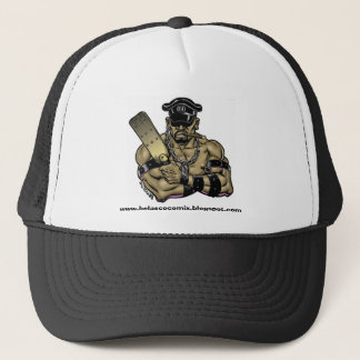 HUEZ le casquette en cuir de camionneur de papa !