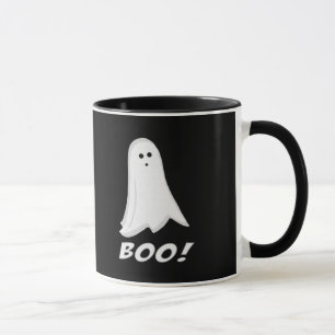 Huez ! Tasse mignonne de Halloween de fantôme de