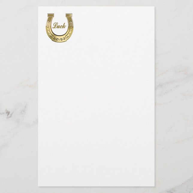 Hufeisen Briefpapier (Vorderseite)