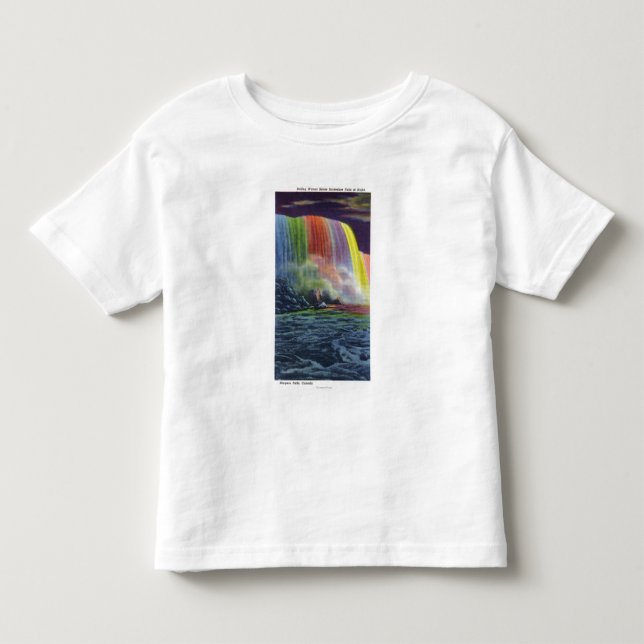 Hufeisen-Fälle belichtet nachts Kleinkind T-shirt (Vorderseite)