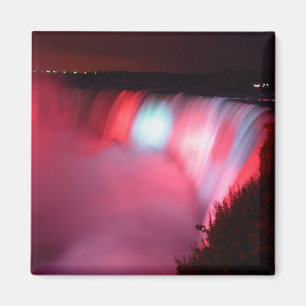 Hufeisen fällt Blau-Licht-Magneten Niagaras am Magnet