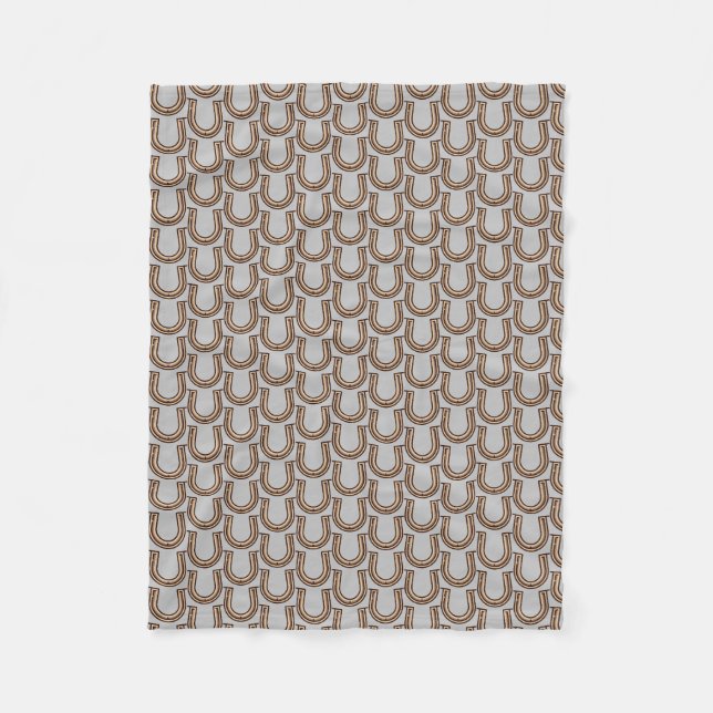 Hufeisen Fleecedecke (Vorderseite)
