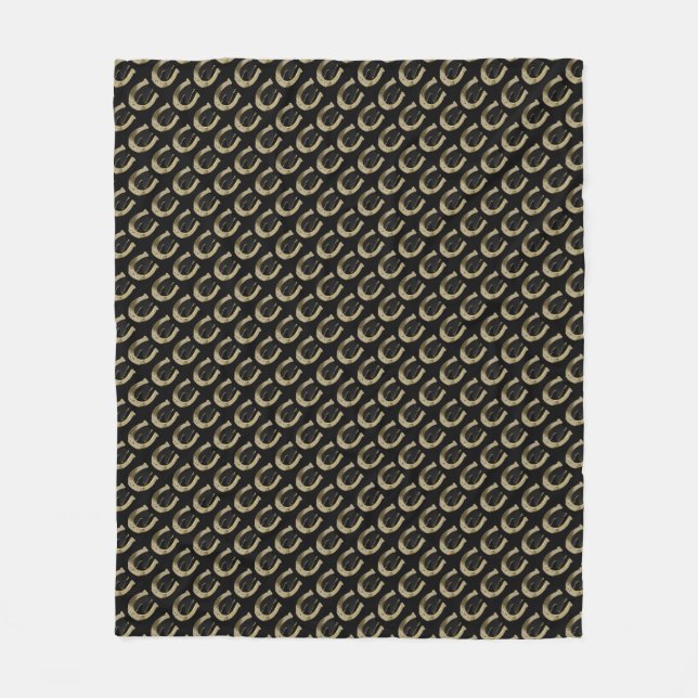 Hufeisen Fleecedecke (Vorderseite)