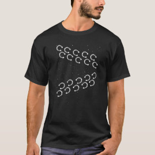 Hufeisen Fußabdruck Reiten Tier Reitsport T-Shirt