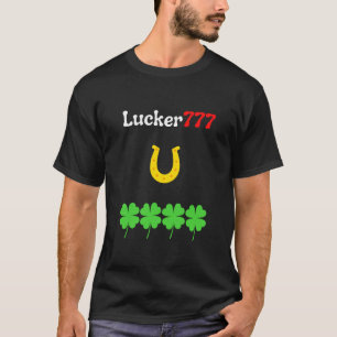 Hufeisen immer Glück St Patricks Day vier Blätter T-Shirt