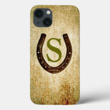 Hufeisen mit Monogramm zur Personalisierung