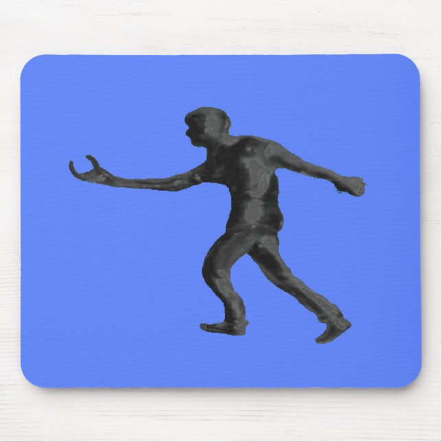 Hufeisen Mousepad Blau (Vorne)