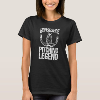 Hufeisen Pitching Legend Backyard Picnic Toss Gam T-Shirt