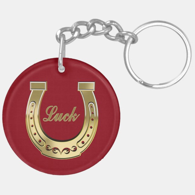 Hufeisen Schlüsselanhänger (Rückseite komplett)
