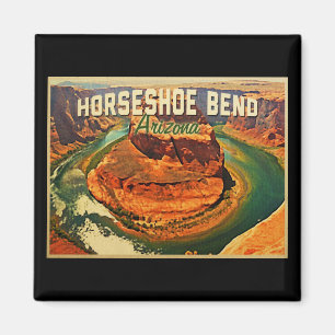 Hufeisenbiegung Arizona Magnet