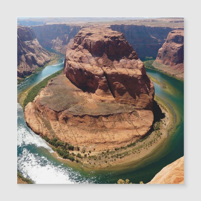 Hufeisenbiegung, Arizona Magnetkarte (Vorderseite)