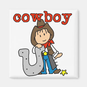 Hufeisencowboy-T-Shirts und Geschenke Magnet