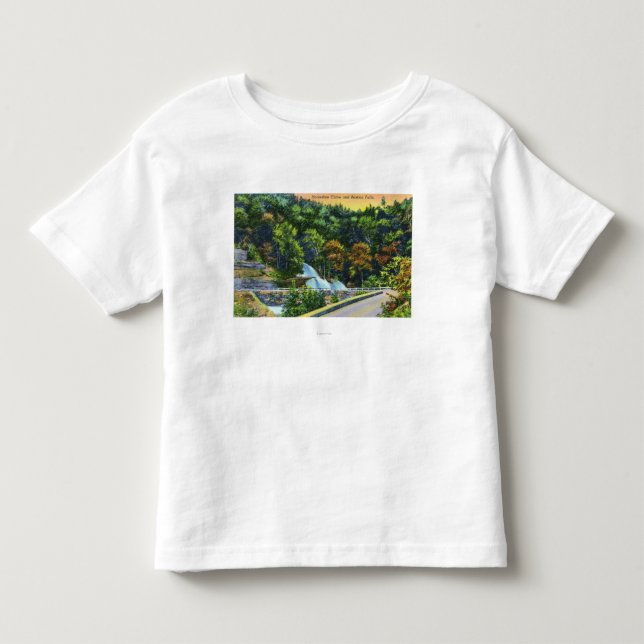 Hufeisenkurven-Ansicht der Bastions-Fälle Kleinkind T-shirt (Vorderseite)