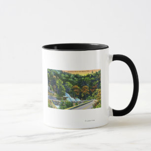 Hufeisenkurven-Ansicht der Bastions-Fälle Tasse