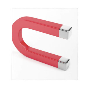 Hufeisenmagnet Notizblock