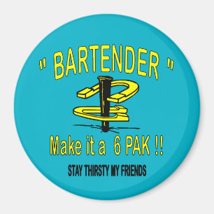 Hufeisennicken 3" runder Magnet