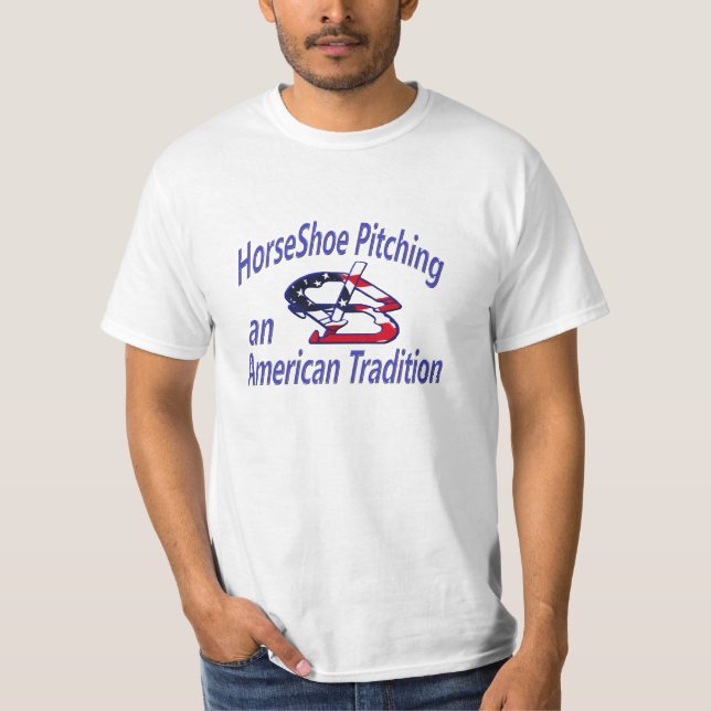 Hufeisennicken-Wert-T-Shirt T-Shirt (Vorderseite)