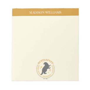 HUFFLEPUFF™ Badger House Pride Abzeichen Notizblock